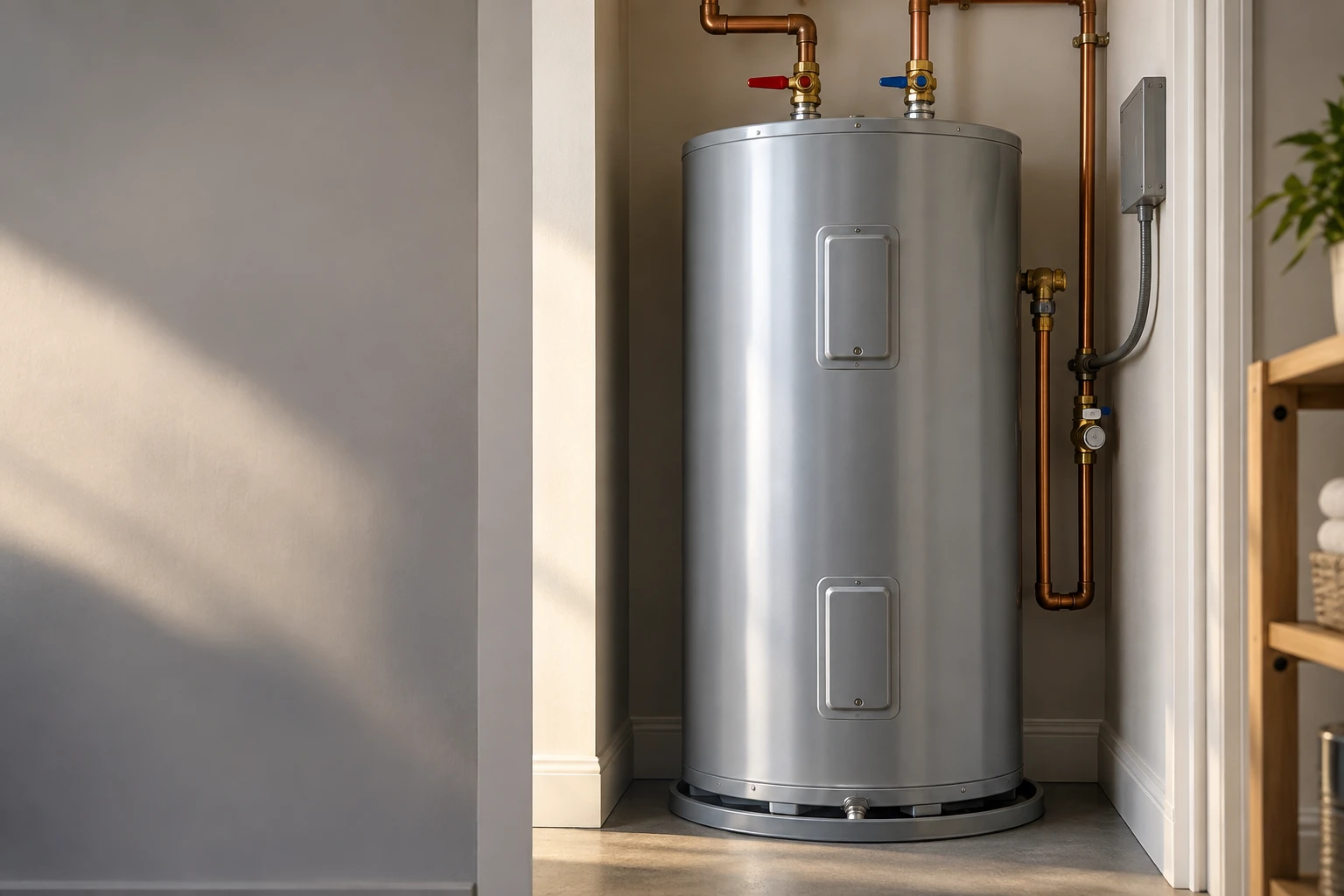 Illustrative residential water heater